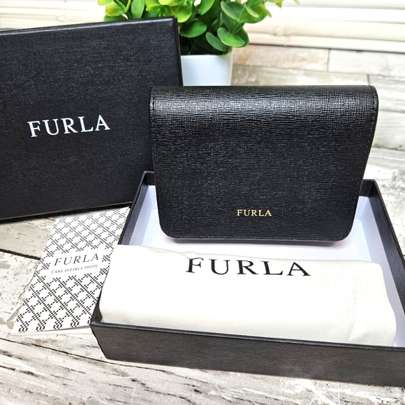 NIB Furla Classic Trifold Leather Wallet - Picture 7 of 11